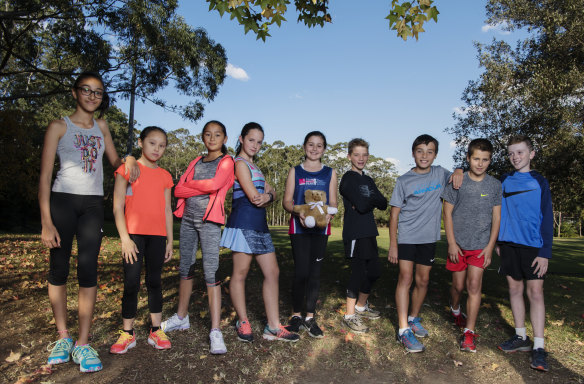 Eden Cowdery (holding a bear) has inspired other students to do the City2Surf including Misha Dhawan, Cassie Tinyow, Sophie Wang, Raquel Quintal,  Ollie Webber, Josh Riddle, Angus Till and Oscar Harvey. 