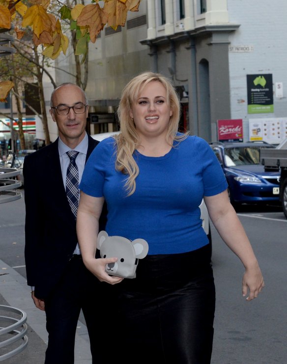 Rebel Wilson's koala purse has been a fashion fixture during her trial in Melbourne.