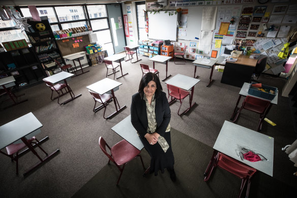 Watsonia North Primary School principal Tina King says remote learning this time around is 'complex and challenging'.