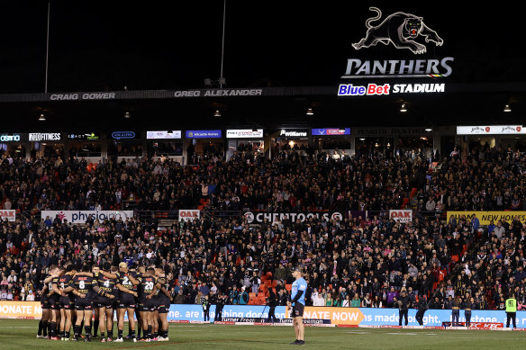BlueBet Stadium in Penrith is home to the Panthers.