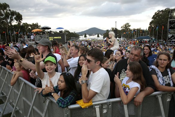 Crowd at the Australian of the Year Awards.   