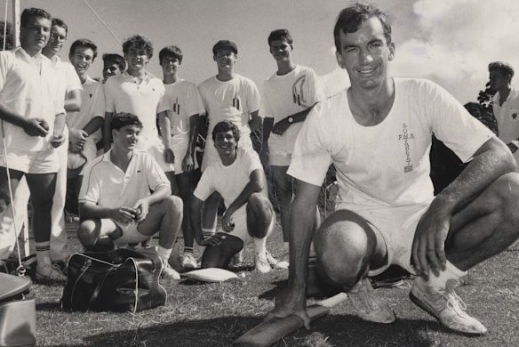 Peter Roebuck was always happy to pass his knowledge onto new generations of cricketers.