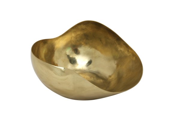Hunt & Gather
Medium Seed Pod Bowl – Brass, $210.00, www.dinosaurdesigns.com.au
