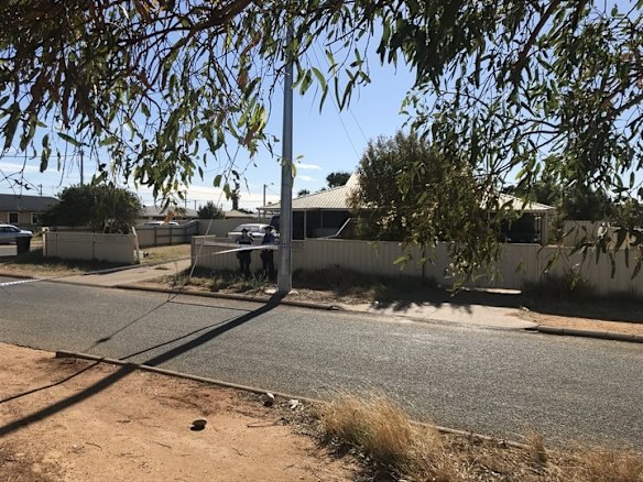 The house where Cleo Smith was found.