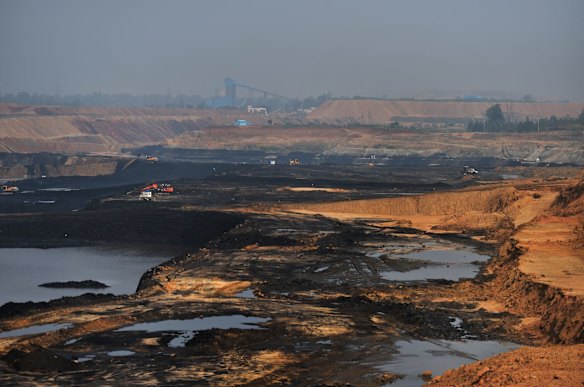 The Parsa East and Kante Basan (PEKB) coal mine in India's Chhattisgarh province, operated by Adani Mining. Locals from the nearby villages of Hariharpur and Sahli are locked in a bitter dispute with the company over the mine's environmental impact. Some villagers even claim that Adani Mining has harassed and spied on them in an effort to disrupt their opposition to the mine.