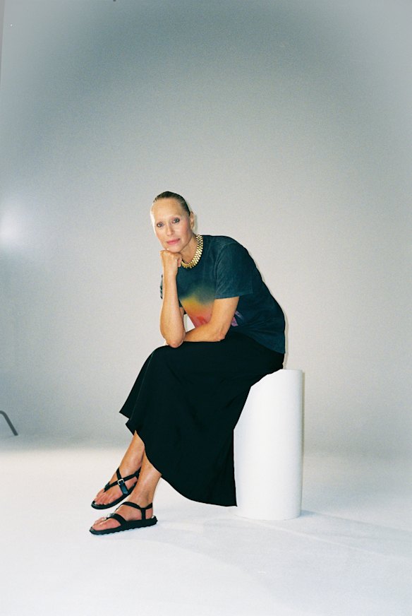 One of Kate Bell’s wardrobe essentials is a black skirt.