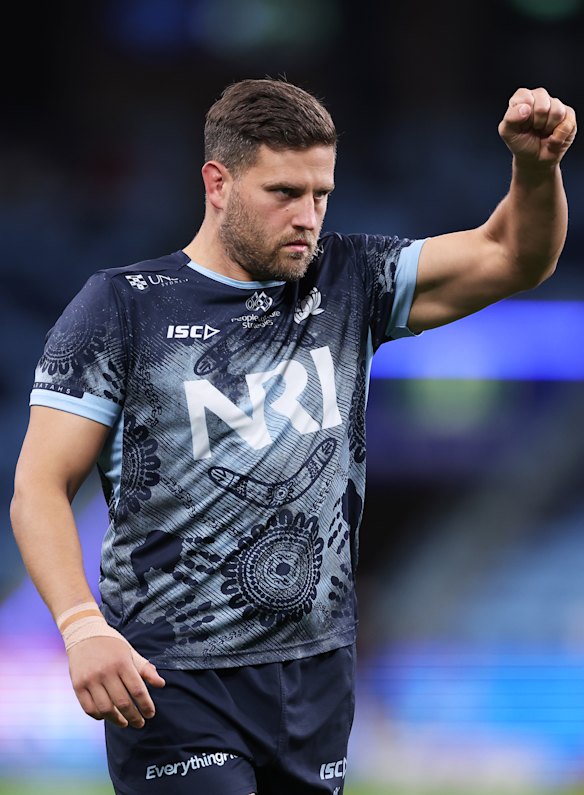 Dave Porecki of the Waratahs. 