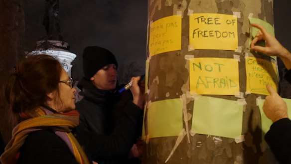 Many had messages for the terrorists behind the attack on Charlie Hebdo staff.