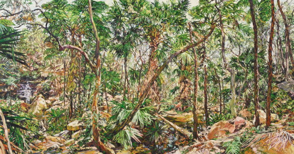 Nicholas Harding’s oil painting Eora has won the 2022 Wynne Prize. 