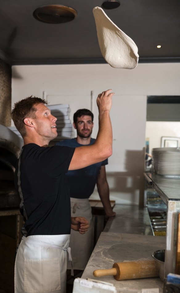 Mtchell shows he is pretty handy with the dough as well. 