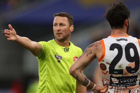 Umpires will no longer pay a 50-metre penalty if the man on the mark breaks the line, having been fooled into thinking an opponent was about to handball. 