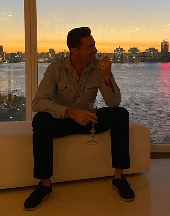 Hugh Jackman during the 72nd Primetime Emmy Awards.