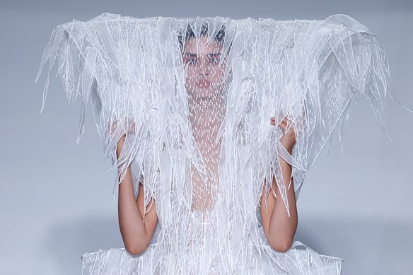 Shoulders are high this season at Maticevski.