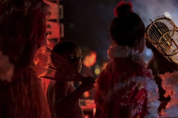 The Welcome to Country Ceremony is performed for Vivid launch 