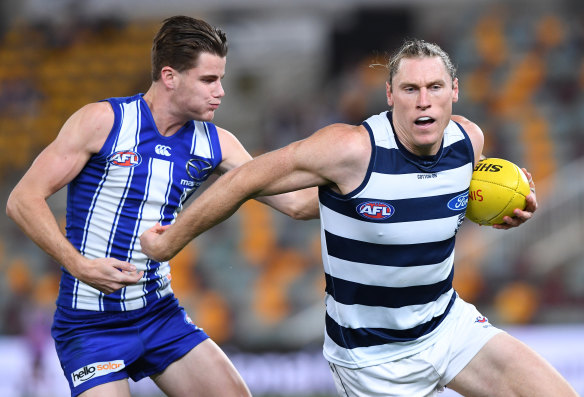 Geelong star Mark Blicavs is the embodiment of the ideal substitute - but he is needed for an entire game.