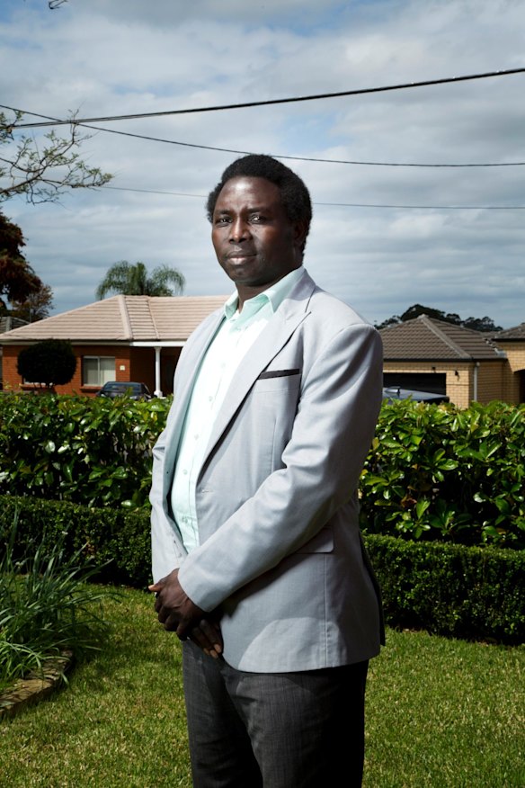 Sudanese Community Leader and Chairman of the Equatoria Community and Welfare Association NSW, Julious Clement.