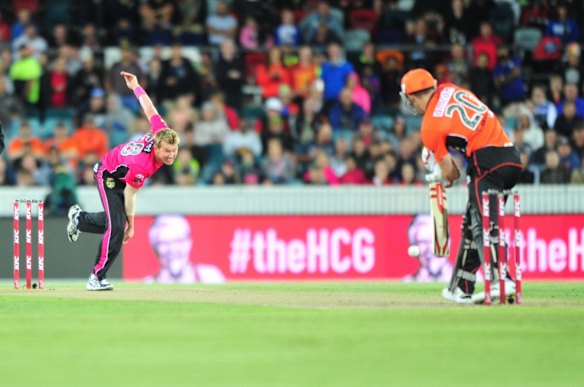 Sydney Sixers player Brett Lee.