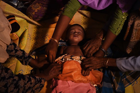 The photo that made Kate Geraghty a finalist for best news photo. 