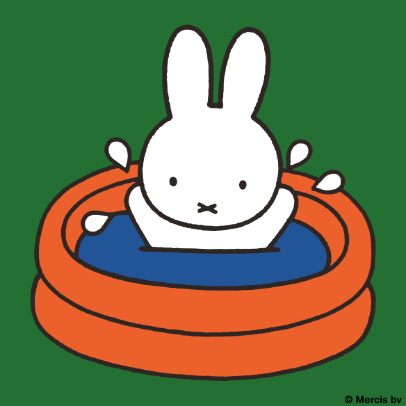 An image from "Miffy in the Tent", first drawn in 1995.