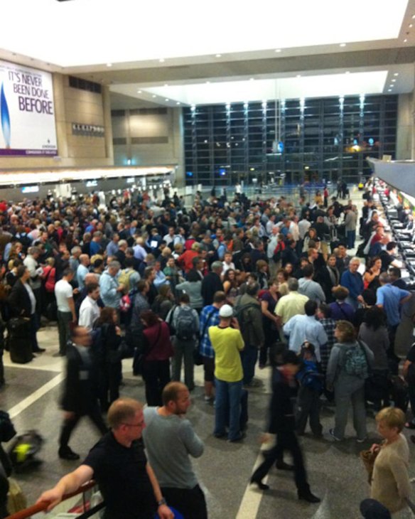 QANTAS grounds the entire fleet. Picture supplied.