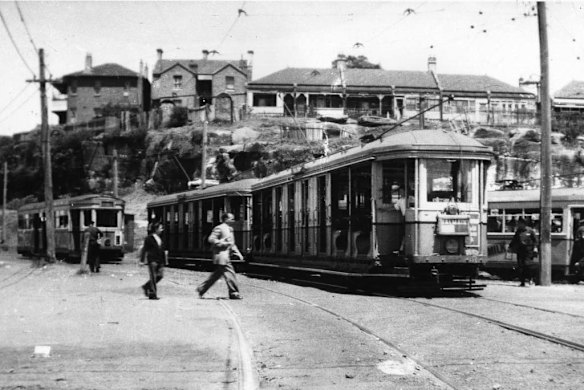 The Rozelle tram depot.