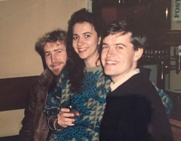 Young Labor colleagues Chris Brown, Annastacia Palaszczuk and Bill Shorten pictured in the late 1980s.