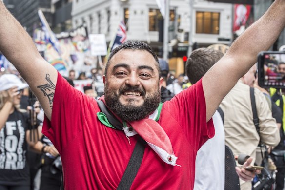 World Wide Rally for Freedom March, in Sydney, against vaccine mandates and various other COVID related health orders.
