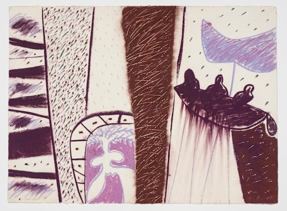 River trip with Joy (Malaysia), 1985 (detail)