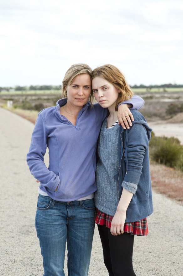 Radha Mitchell (left) and Odessa Young in 