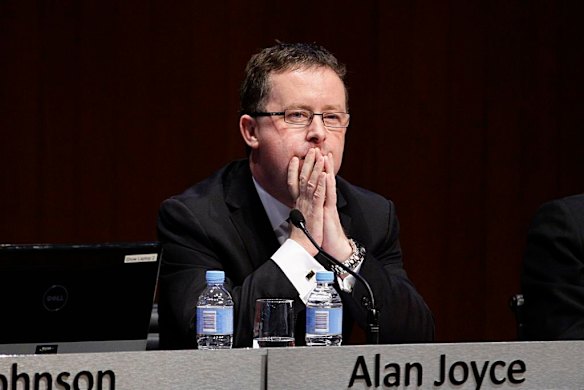 QANTAS held at the university of sydney kensington campus. ALAN JOYCE ceo of Qantas on the 18th of October, 2011.