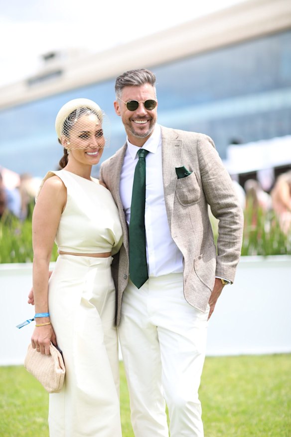 Snezana & Sam Wood Caulfield Cup Day Saturday 15 October 2022 