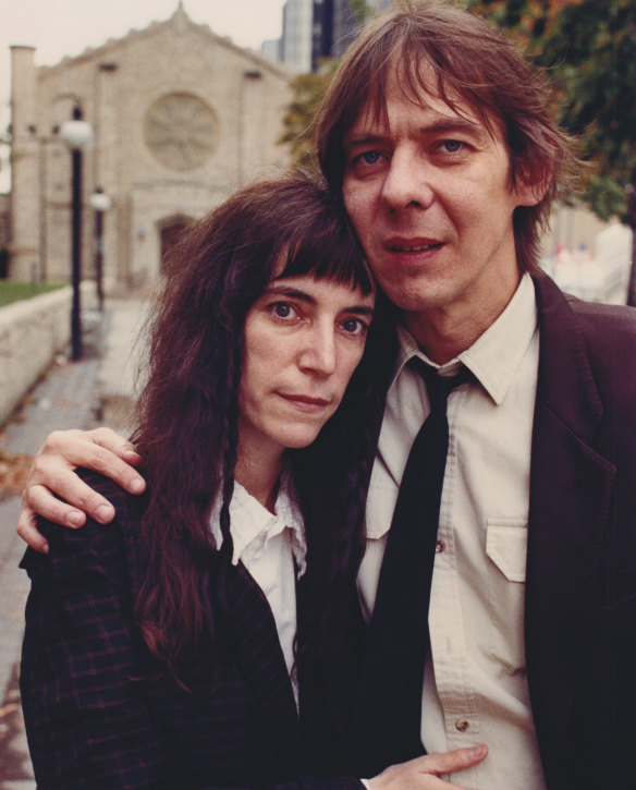 Smith and husband Fred Smith on their wedding day.