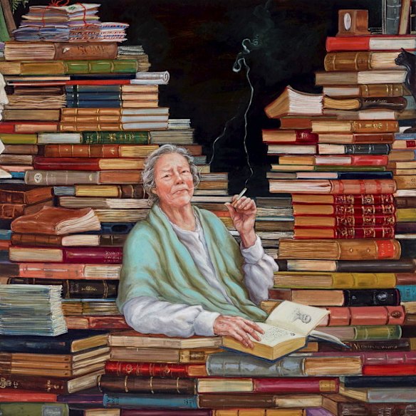 Joanna Braithwaite, 'Bright Spark'. Portrait of Colleen McCullough.