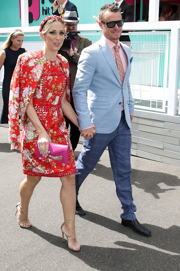 Former Home and Away star Bec Hewitt and her retired tennis ace husband, Lleyton.