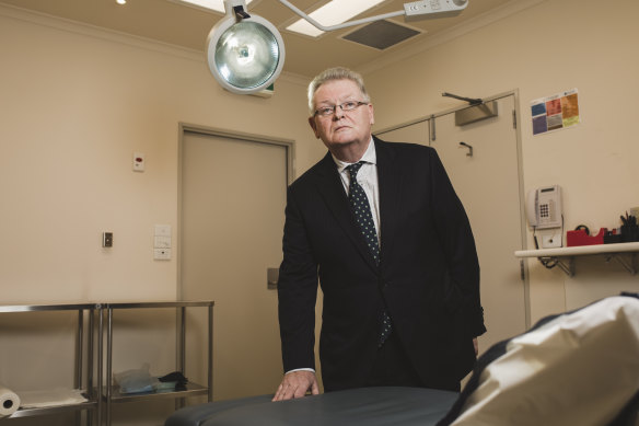 Urological surgeon Dr Maurice Mulcahy, who wants the ACT government to hold an inquiry into bullying in ACT Health.