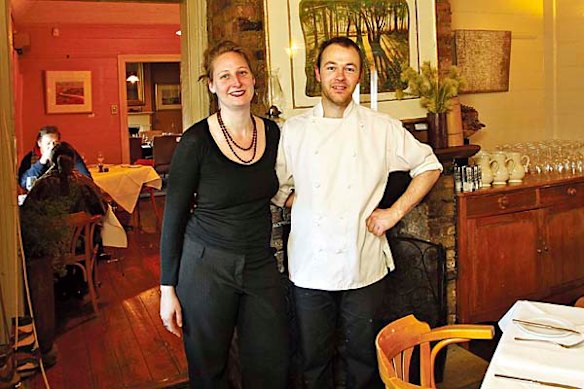 <B>TWO HATS, REGIONAL: Lochiel House restaurant owners and chefs, Monique Maul and Anthony Milroy, in their Kurrajong Heights eatery.</b>