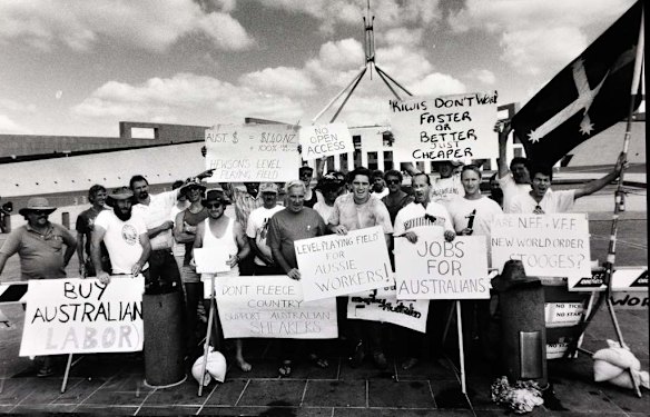 Flashback Friday: Protests in Canberra
