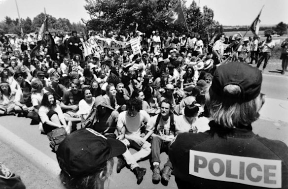Flashback Friday: Protests in Canberra