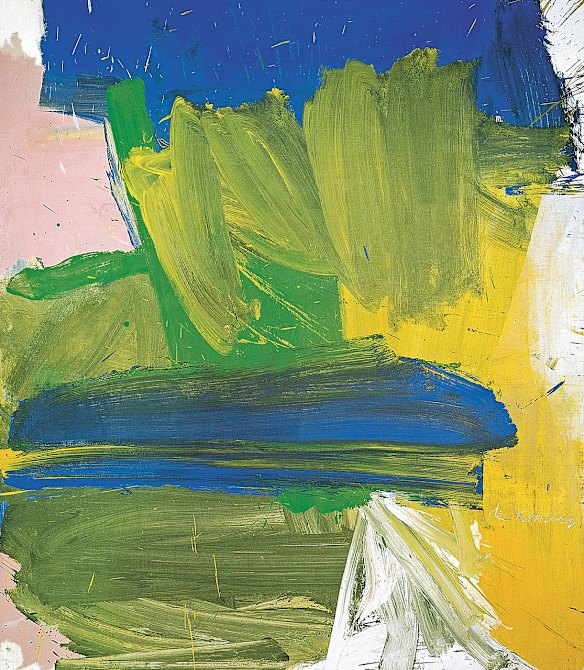 É o campo italiano, claro: Villa Borghese de Willem de Kooning (1960)