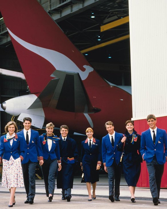 Qantas uniforms 1994-03.