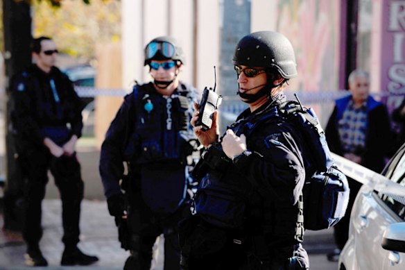 Scene in Union street Ascot Vale where Des Moran was shot.