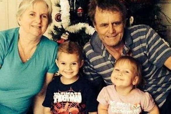 Catherine and Robert Lawton of Springfield Lakes, with their grandchildren.