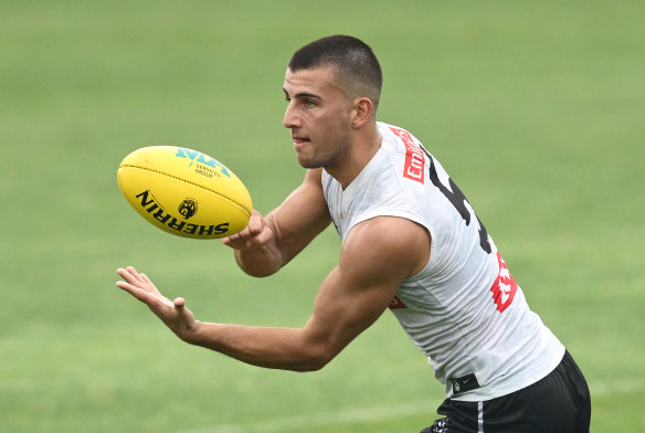 Tipped for success: Brownlow favourite Nick Daicos.