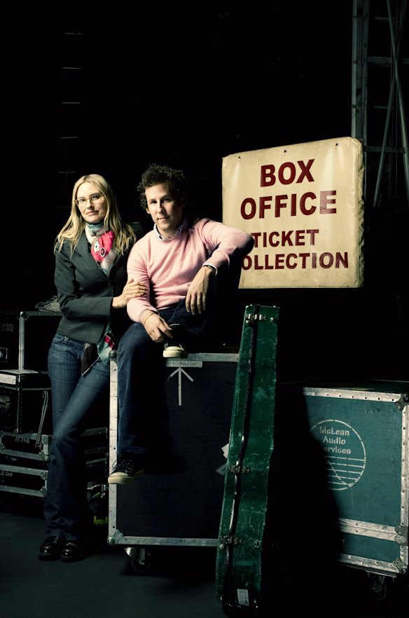 Aimee Mann and Ben lee at the Enmore Theatre in Enmore Sydney, 5th Jan 2009.