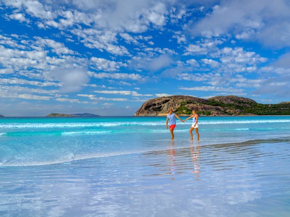 Esperance, WA: The edge of the world feeling provides a considerable part of Esperance's charm. But Lucky Bay – reputed to be Australia's whitest beach, and home to a mob of sunbaking kangaroos – doesn't half help too. Looking out into the Southern Ocean, Esperance gawps towards the 110 islands of the Recherche Archipelago – there's always one you can frame a picture with. 