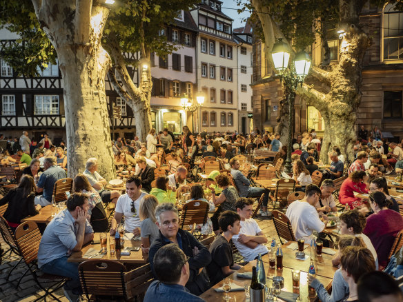 Petit France corner in Strasbourg.