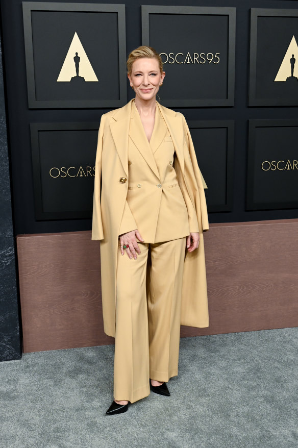 Cate Blanchett at the 95th Oscars Nominees Luncheon in Feburary in Beverly Hills, California.