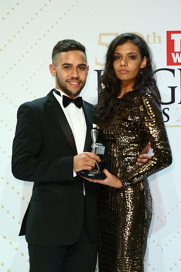 <i>Ready For This</i> stars Aaron McGrath and Madeleine Madden with the Logie for Most Outstanding Children's Program.