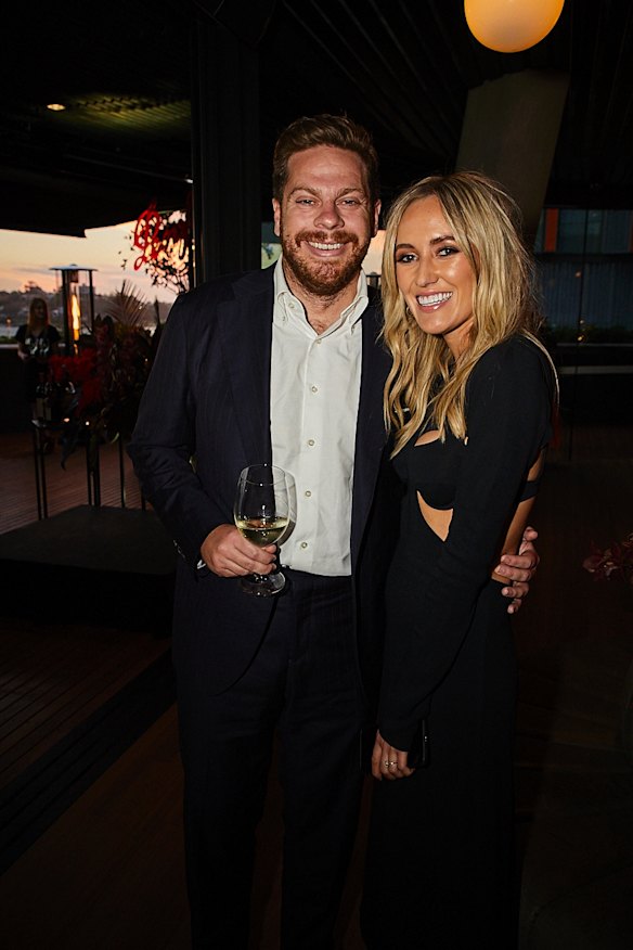 Soon to be wed: Nicholas Pitt and The Audience Agency's Montarna McDonald at The Penfolds Collection 2018 release.