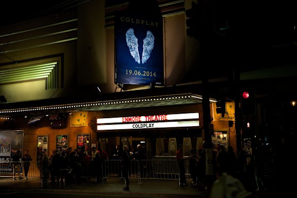 Coldplay perform live at the Enmore Theatre, 19th June 2014.